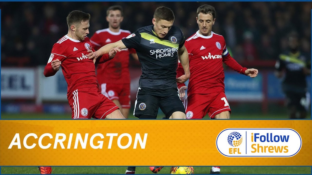 HIGHLIGHTS: Accrington Stanley 2 Shrewsbury Town 1