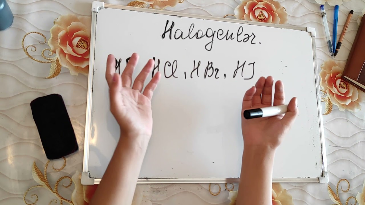 Halogenler 1,2-ci mövzuların geniş şəkildə izahı.A.Fexrende m.Elaqe üçün 0514554167