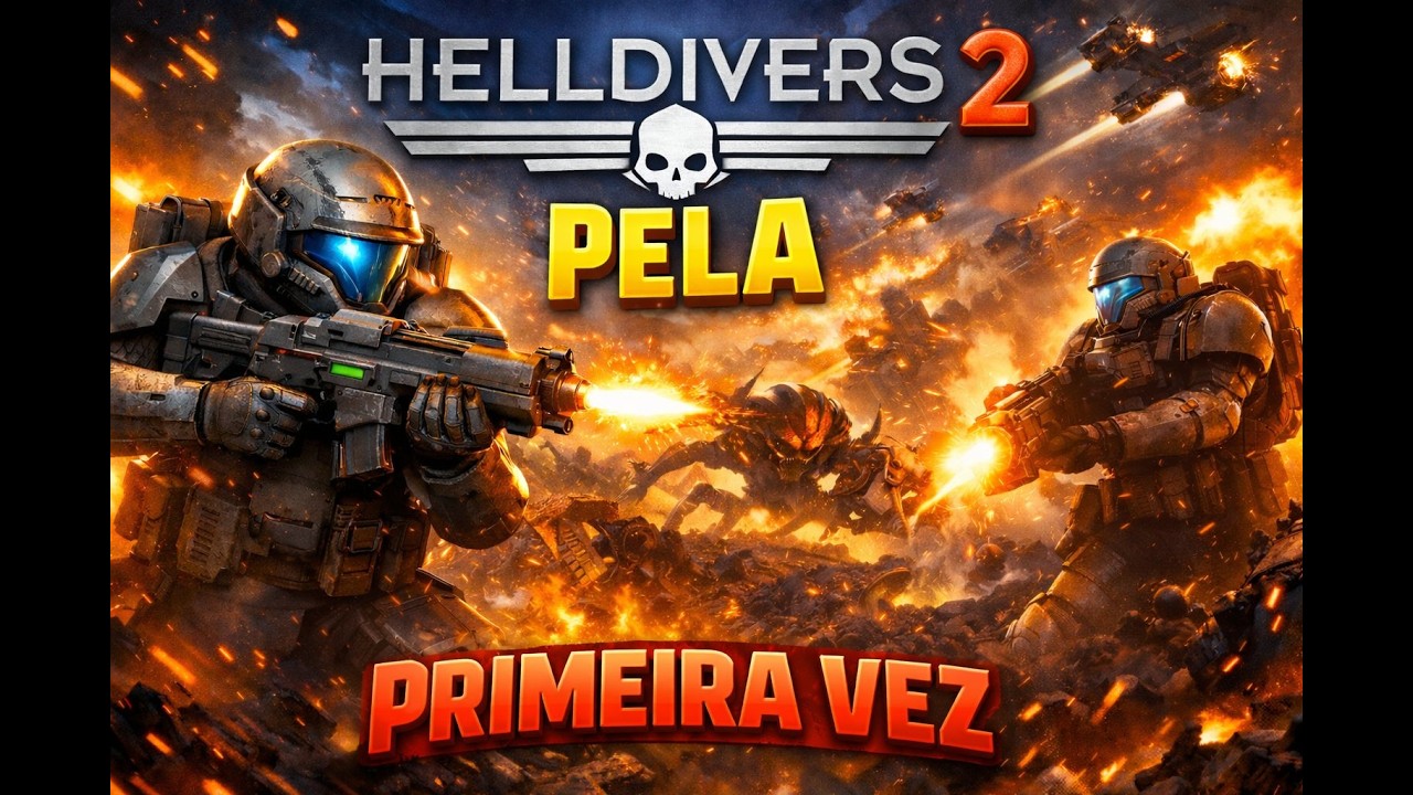 HELLDIVERS 2 PELA PRIMEIRA VEZ