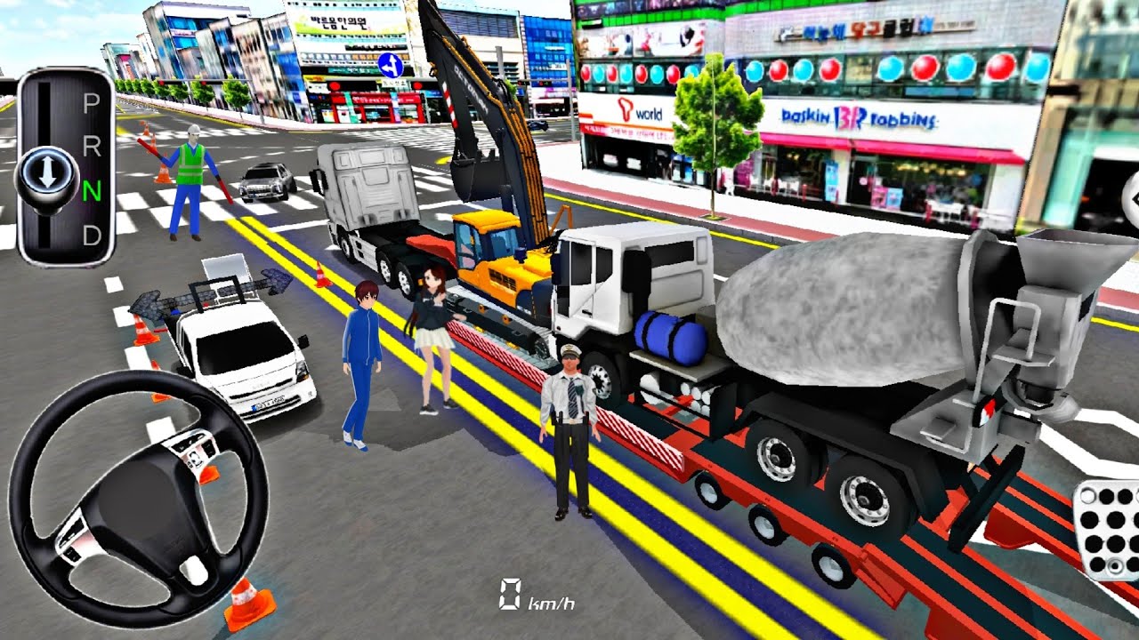 “🚗New Hyundai Xcient Trucks Parking Challenges! 😳🚚| Transport to Repair | 3D Driving Class🔥
