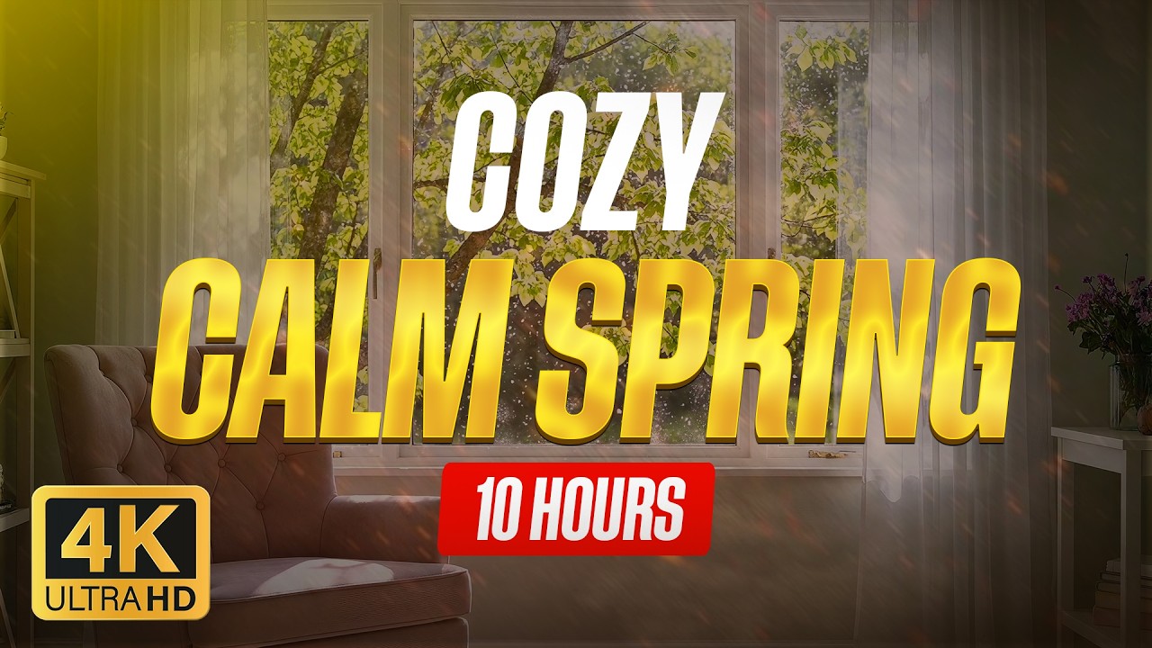 Cozy Calm Spring Background 🌸 Soft Ambient Music