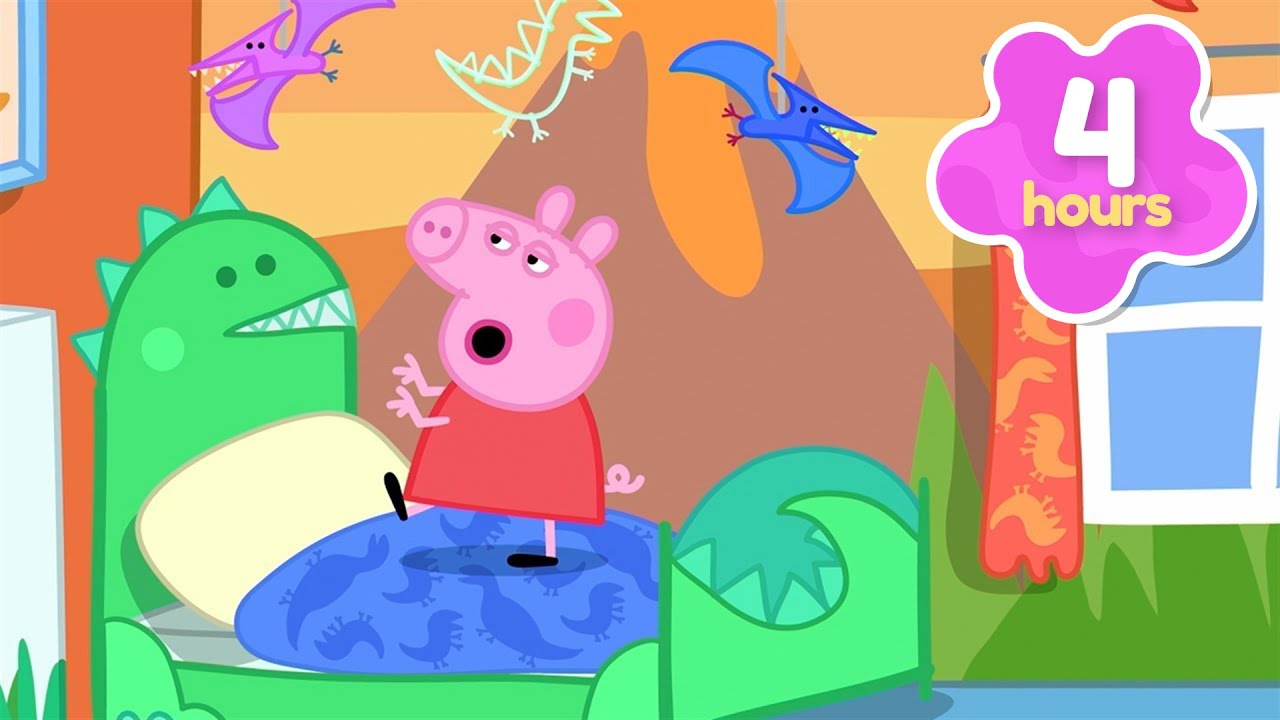 Peppa Picks Out NEW Bedroom 🛌 Peppa Pig Full Episodes | 4 Hours of Kids Cartoons