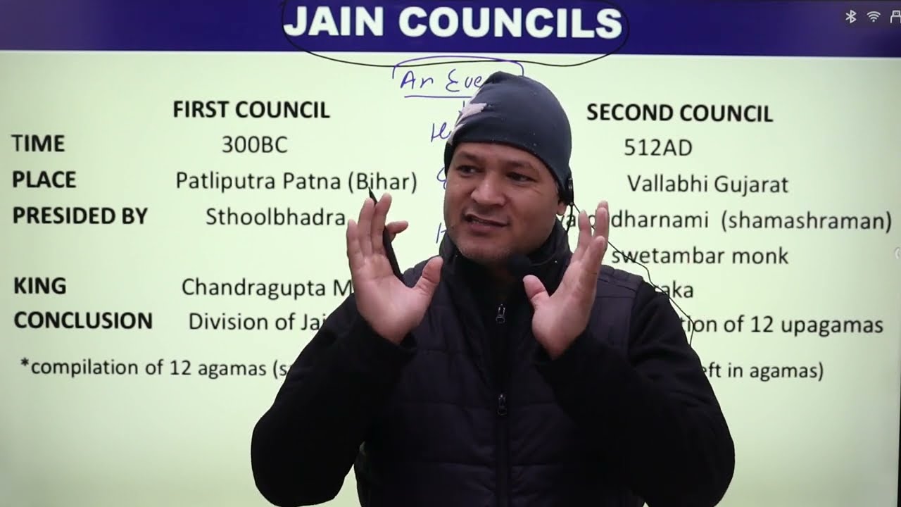 Jain Councils - Most Important facts to remember for UPSC CSE CDS CAPF PCS SSC