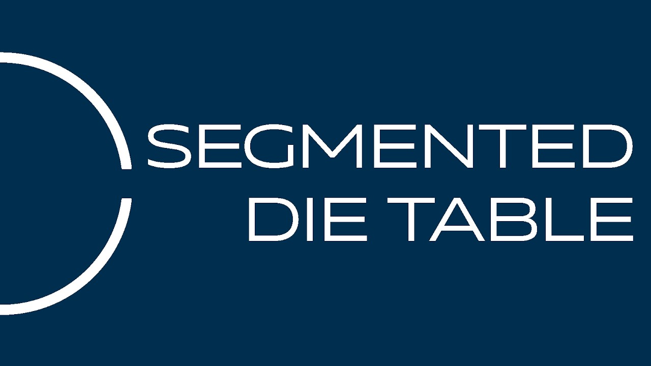 KORSCH XT 600 & X 5: Segmented Die Table