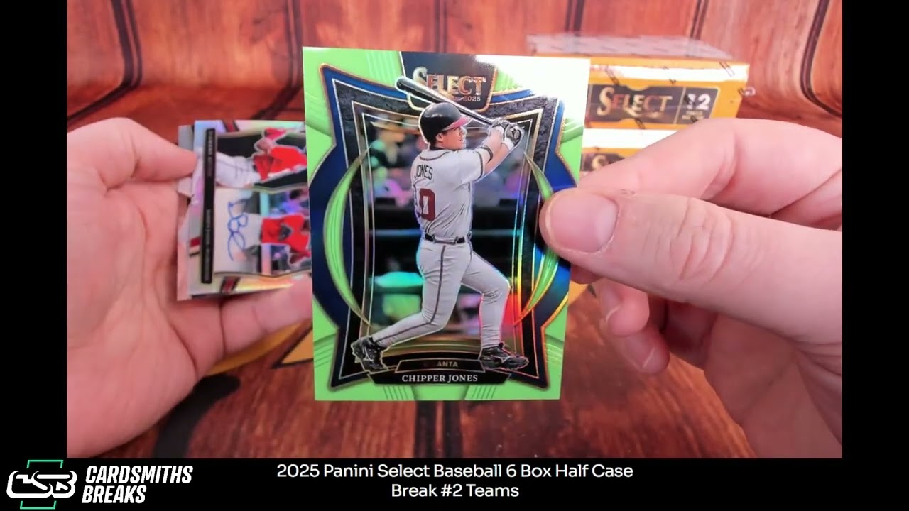 2025 Panini Select Baseball 6 Box Half Case Break #2