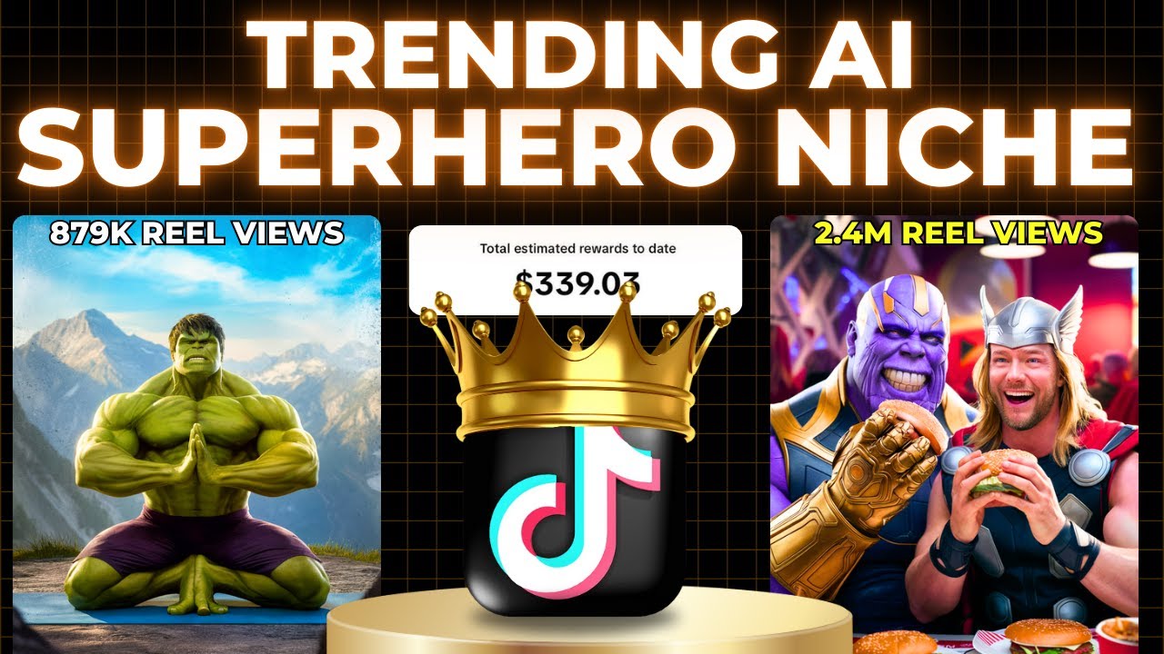 How To Create Trending AI Superhero Reels Using 2 FREE AI | Faceless AI Video Generate