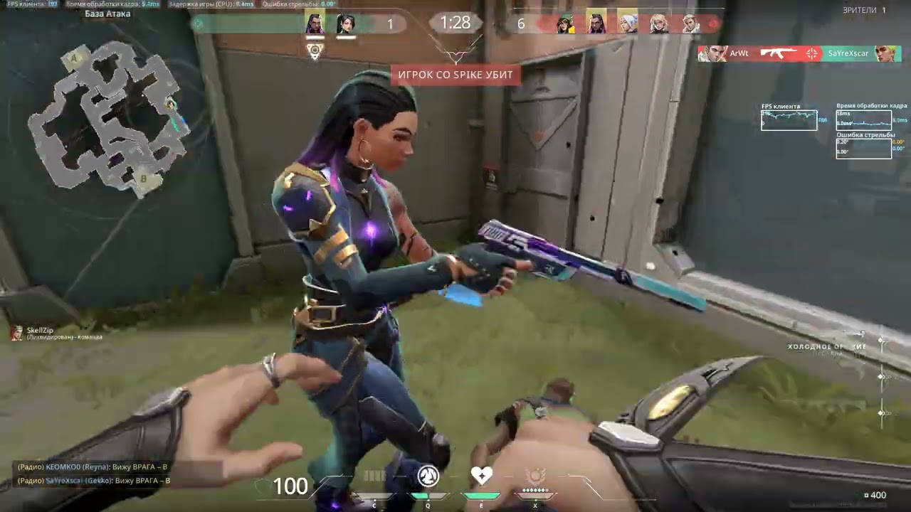 Valorant в главных ролях скай и рейна