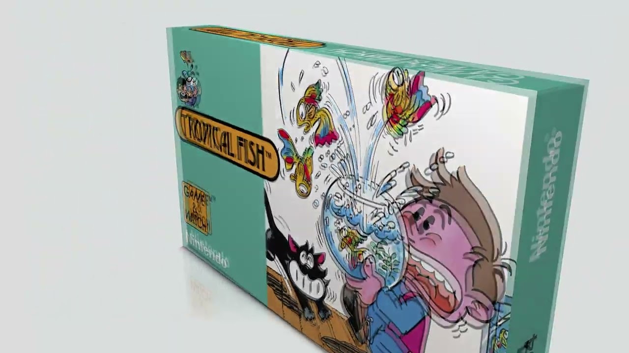 Box 👉 Tropical Fish (TF-104) 1985 - Nintendo Game & Watch - New Wide Screen