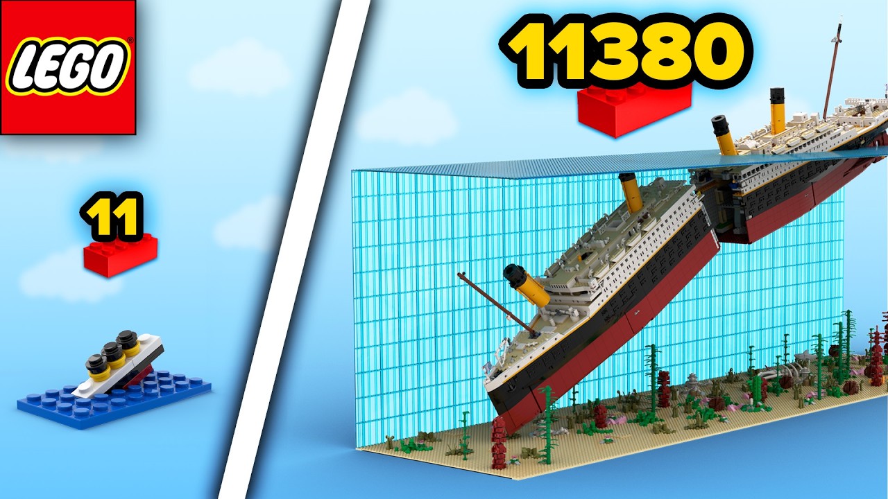 Сравнение деталей LEGO 