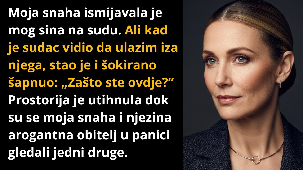Kad sam ušao u sudnicu, sudac je zanijemio: „Zašto si ovdje?”