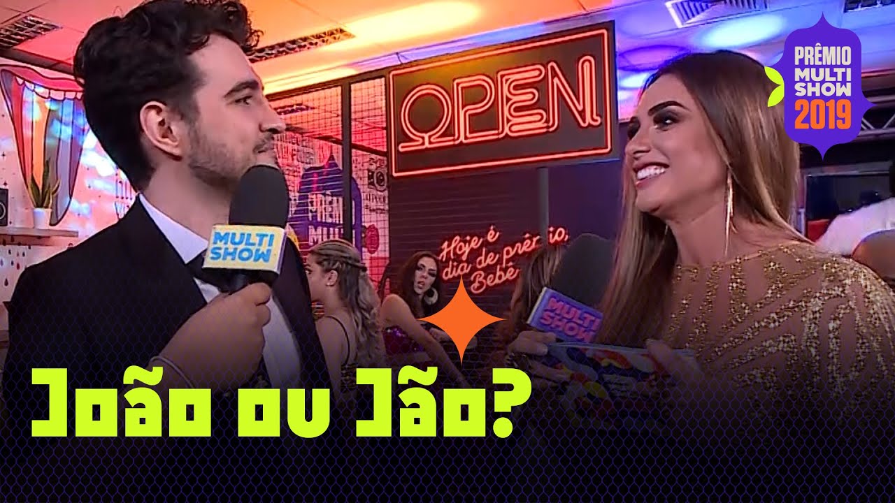 Nicole Bahls conhece Jão | Prêmio Multishow 2019