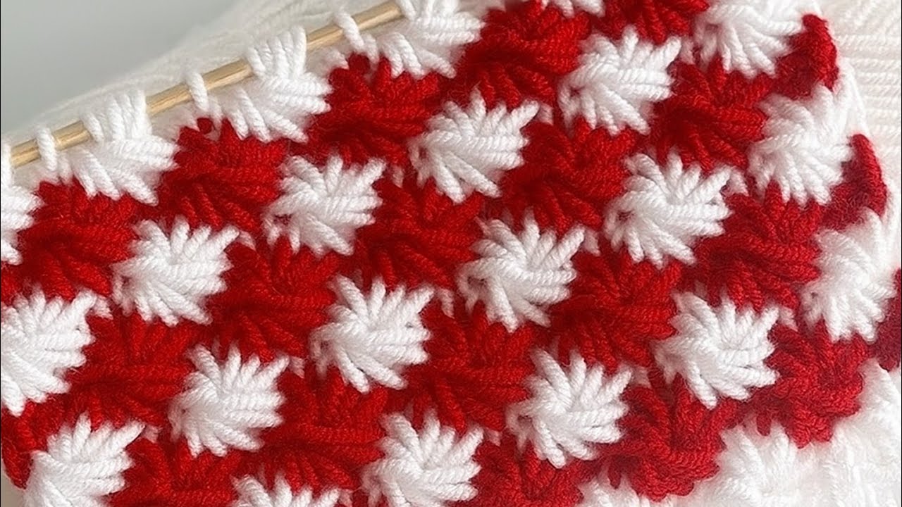 2 रंग का शानदार स्वेटर डिजाइन/Two Colour Sweater Design/Double Colour knitting/Do Rang ka design|