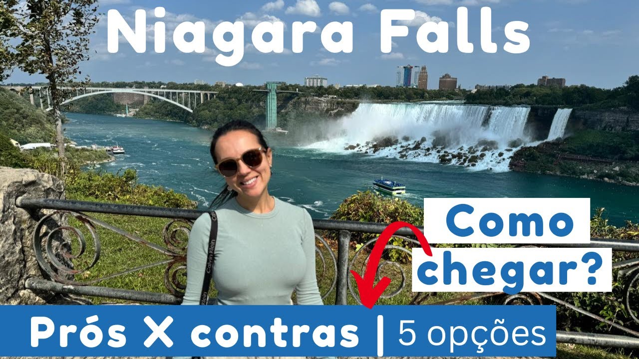 Como chegar em Niagara Falls | mais barato X mais confortável