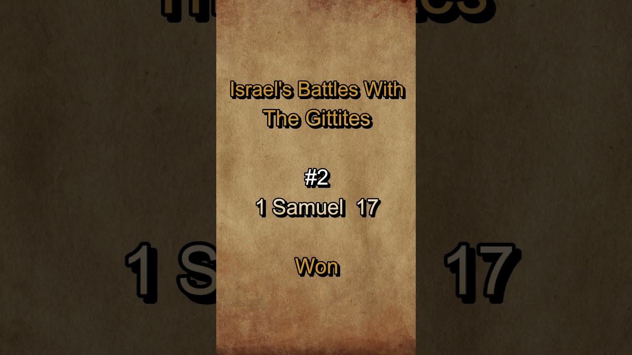 Israel's Battles With The Gittites ⚔️🛡️ | #nephilim #gath #gittites #bible #israel