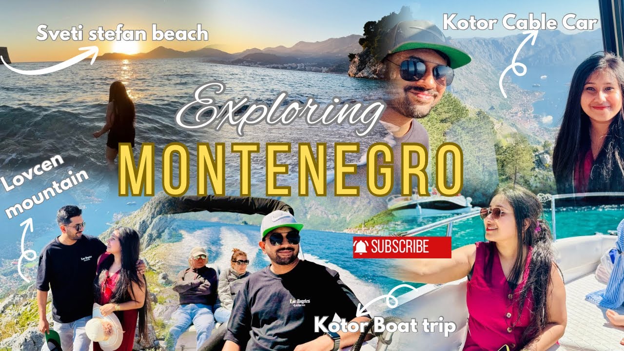 Montenegro Travel Vlog 🇲🇪 | Kotor Boat Trip, Cable Car, Lovćen & Sveti Stefan