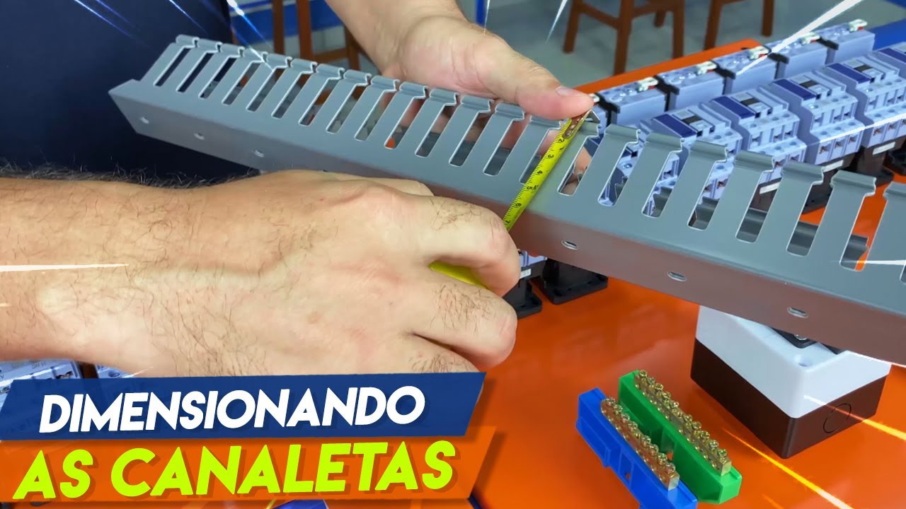 Como Dimensionar CORRETAMENTE as CANALETAS do PAINEL