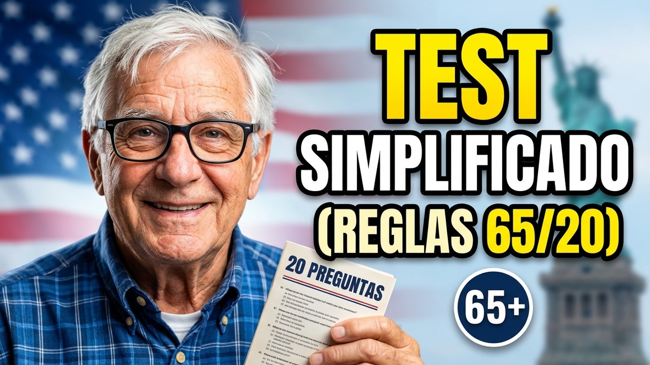 Las Nuevas 20 Preguntas Cívicas para Mayores (Regla 65/20 55/15 ) #uscis
