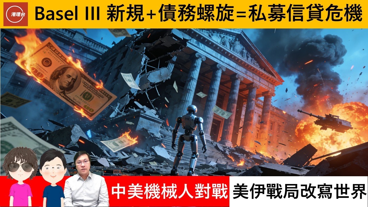 財經ABC EP561 | Basel III 新規+債務螺旋=私募信貸危機 | 中美機械人對戰 | 美伊戰局改寫世界 | 20260221