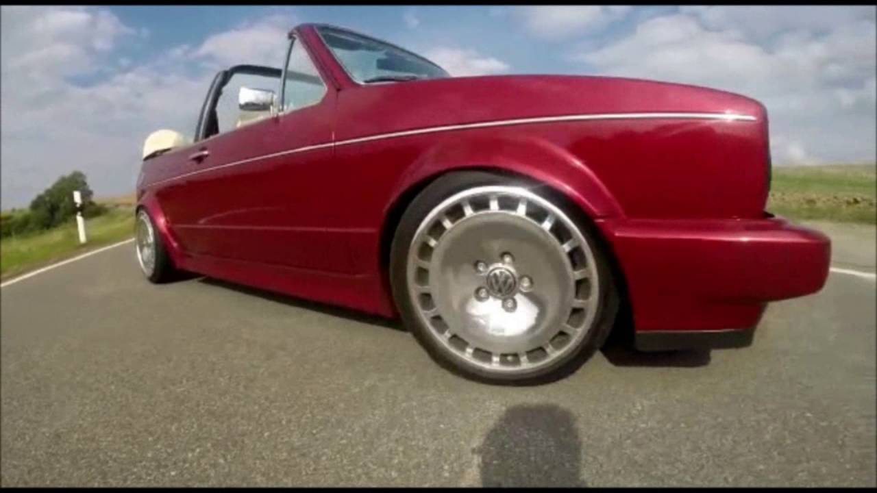 VW Golf MK1 Cabrio Pure G60 Sound