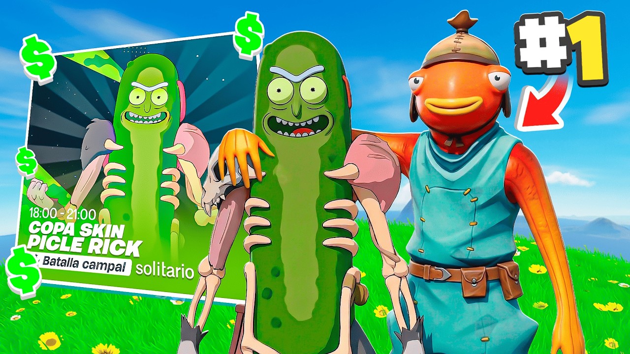 Conseguí La Skin Del Torneo de Pickle Rick (PRIMER LUGAR)