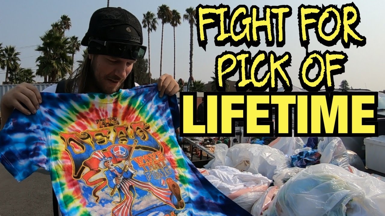 I FOUND VINTAGE DEADSTOCK MOTHERLODE & FIGHT BREAKS OUT the grateful dead haul