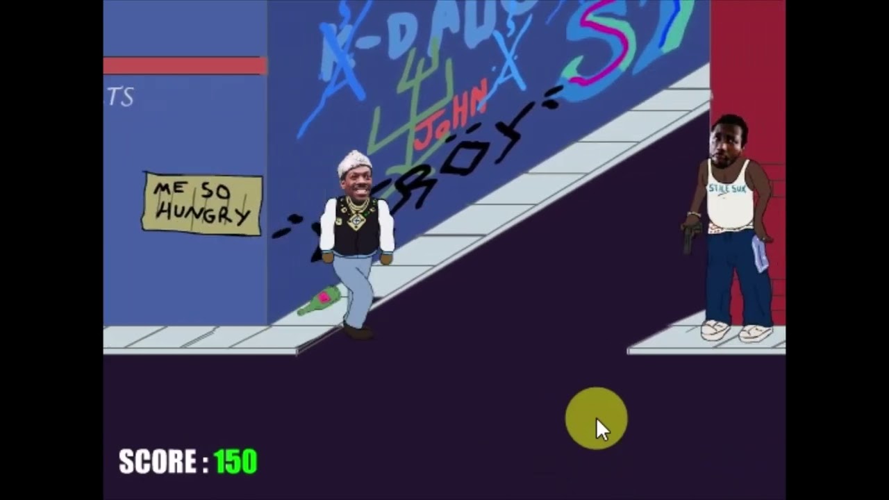 African Detroit Cop - (Flash Game)