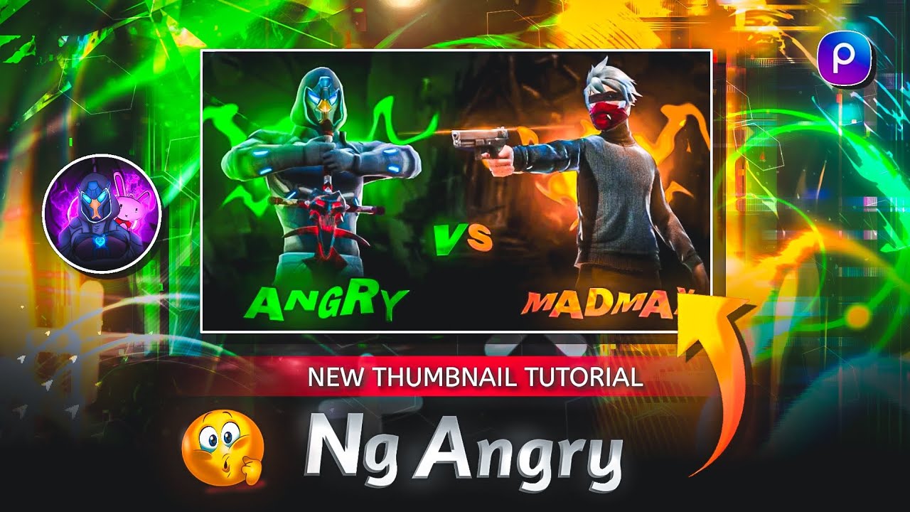 How To Make Thumbnail Like Ng Angry 😎 // Ng Angry Jaisa Thumbnail Kaise Banaye 🥰