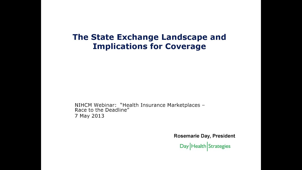 The State Exchange Landscape and Implications for Coverage