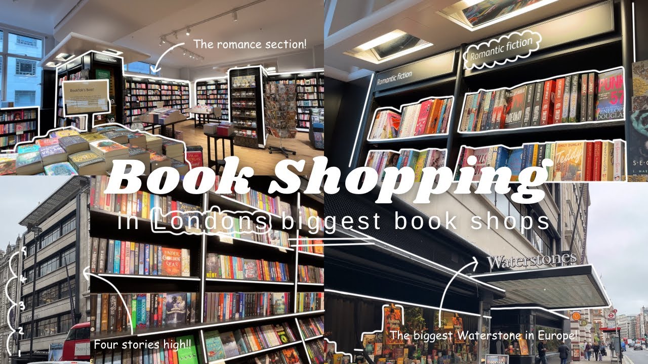 Книжный шопинг в крупнейшем лондонском Waterstones! | Видеоблог о книжном шопинге в Лондоне