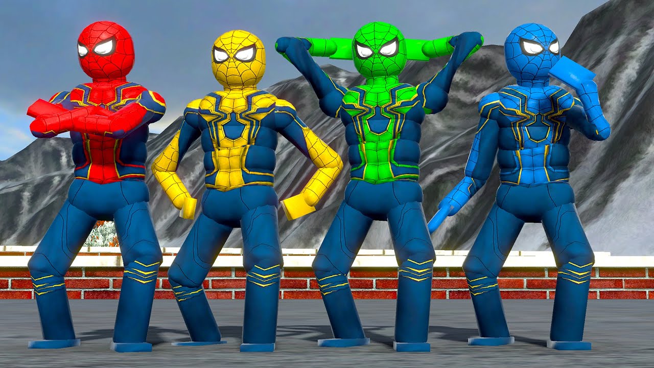 SPIDER-MAN TAKES ON RAGDOLL PHYSICS WITH FIGHTS