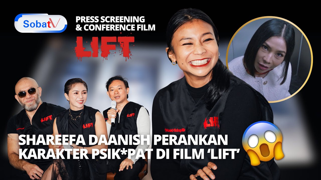 BUKAN JADI HANTU, SHAREEFA DAANISH PERANKAN KARAKTER BERBEDA DI FILM ‘LIFT’ 