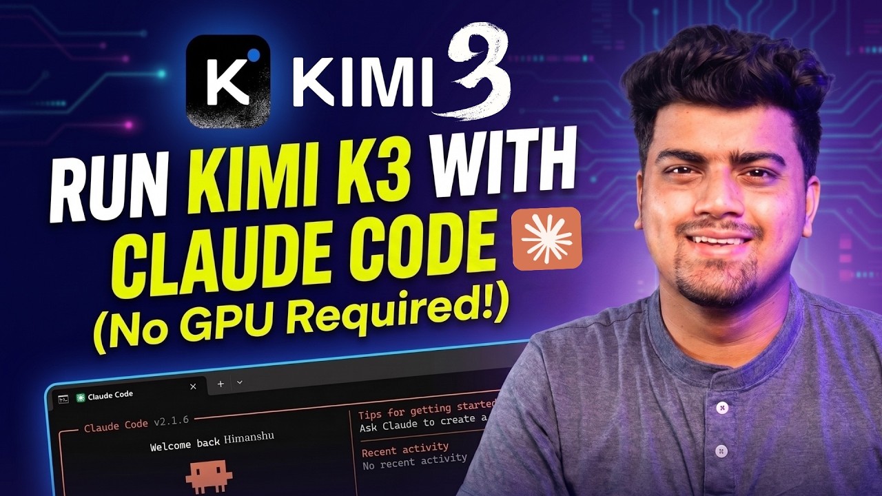 Run Kimi K3 with Claude Code (No GPU Required)