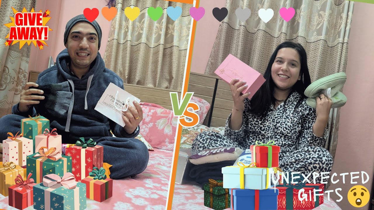 Тематический конкурс обмена подарками по цветовой гамме 🎁 / Муж против жены / Розыгрыш призов