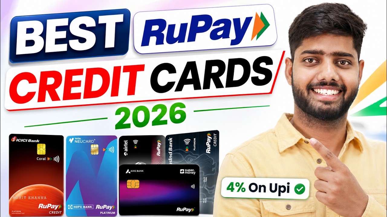 Best RuPay Credit Cards 2026 || Best UPI Credit Cards 2026 | Lifetime Free RuPay Credit Card
