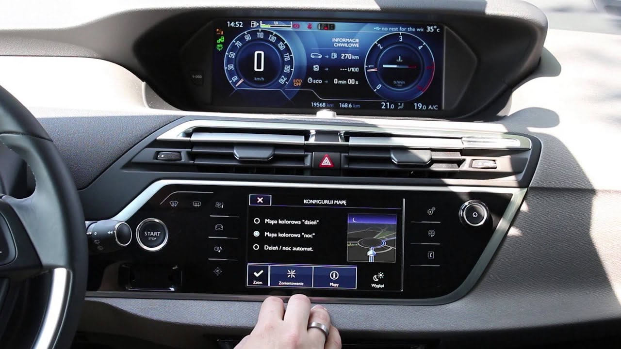 Citroen Grand C4 Picasso - telefon i nawigacja