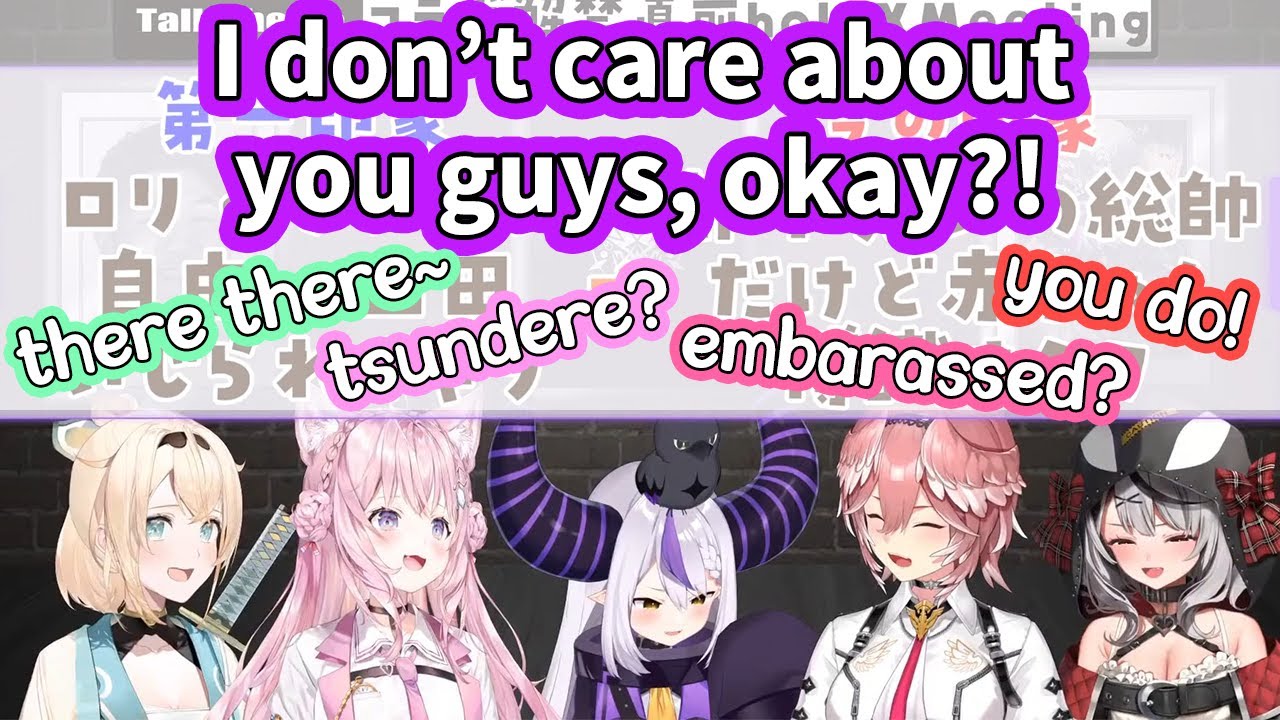 Laplus won't admit she cares about her friends [ENG Subbed Hololive]