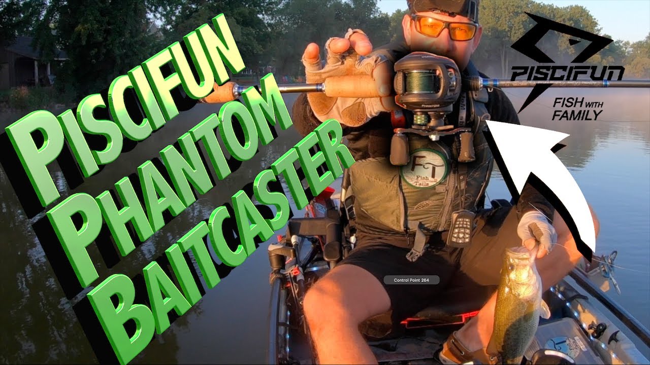 Piscifun Phantom Baitcasting Reel Review | Bass Fishing Field Test w/ Baitcaster