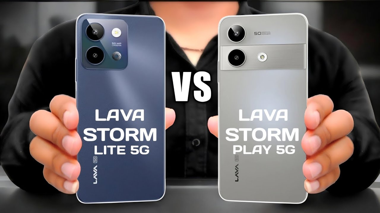 Lava Storm Lite 5G Vs Lava Storm Play 5G || Full Comparison ⚡
