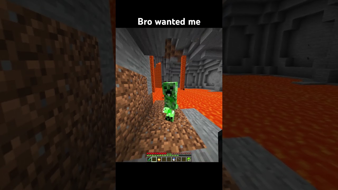 Minecraft creeper chase
