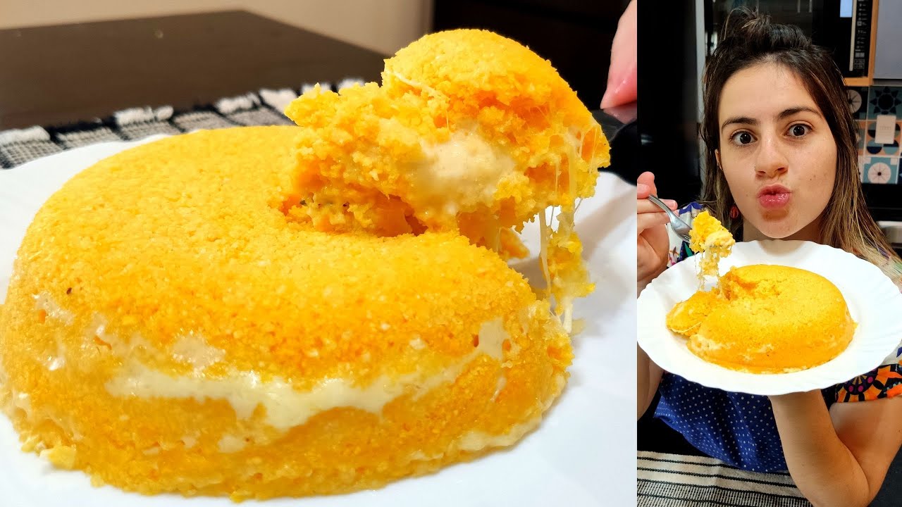 COMO FAZER CUSCUZ NO MICROONDAS COM FLOCÃO DE MILHO │ O CUSCUZ MAIS SIMPLES E RÁPIDO DO MUNDO 🌎