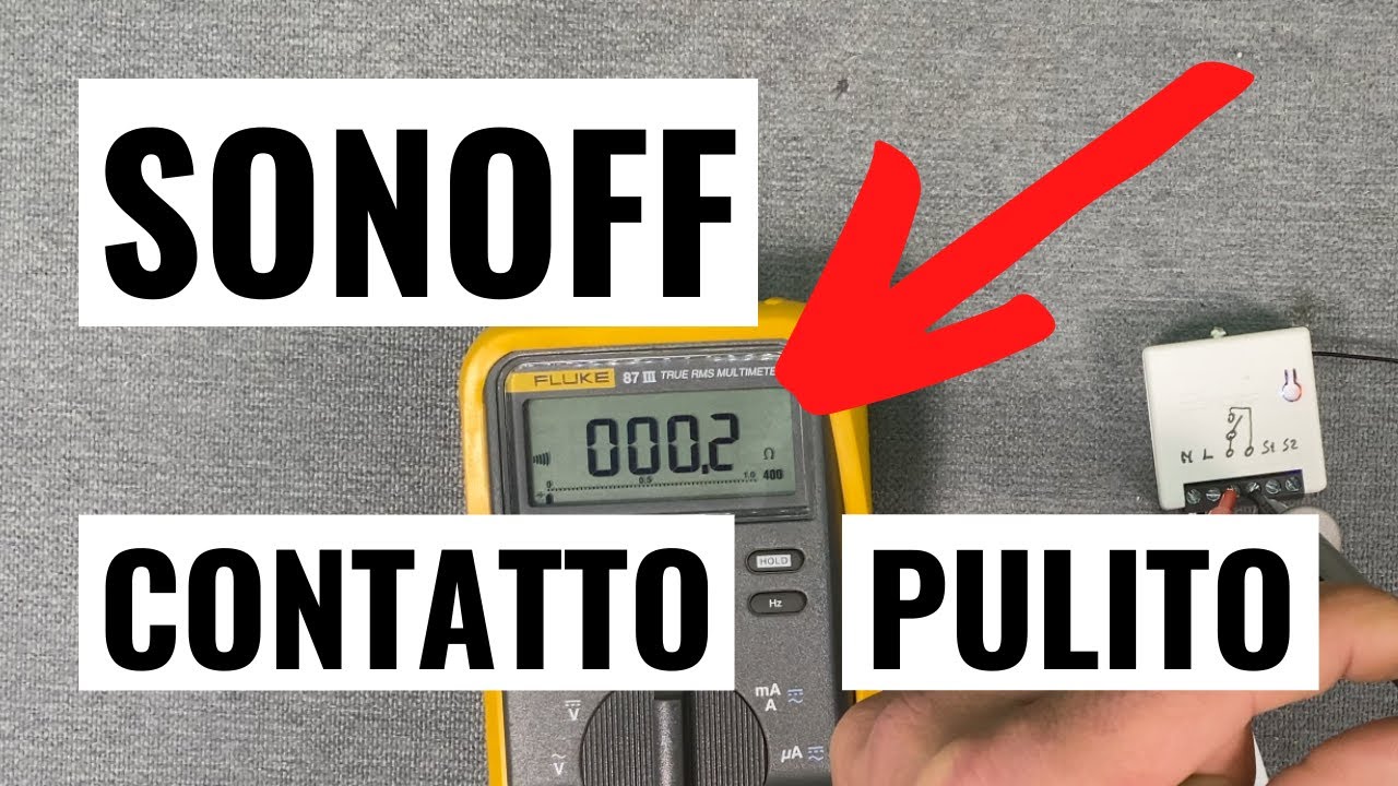 Модификация Sonoff mini для чистого контакта