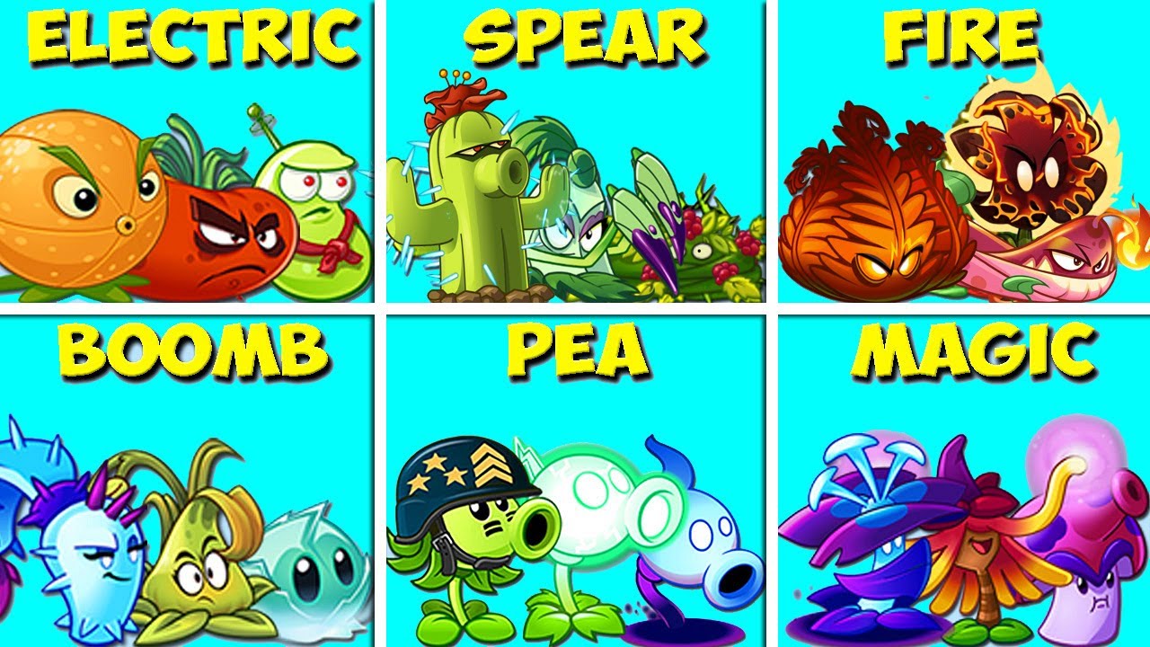 Pvz 2 Random 6 Team Plants Battlez - Which Team Plant Will Win?
