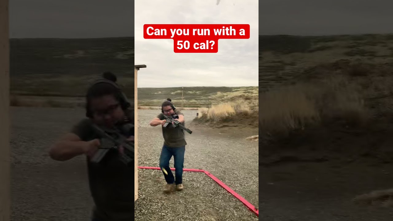 Running with Barrett 50 cal! 🔥