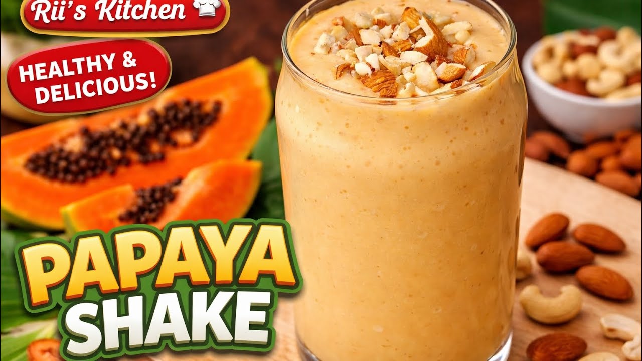 Papaya shake| Rii's kitchen 