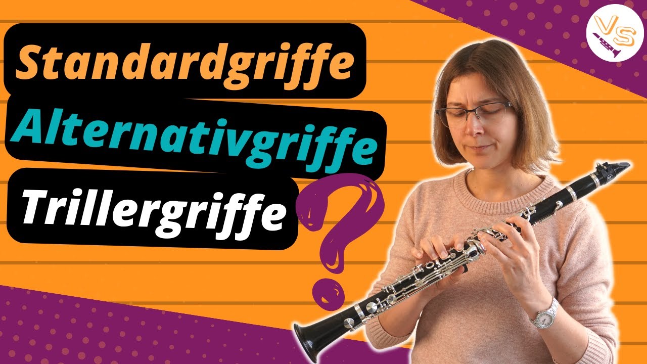 Wann nehme ich welchen Griff auf der Klarinette? (deutsches System)