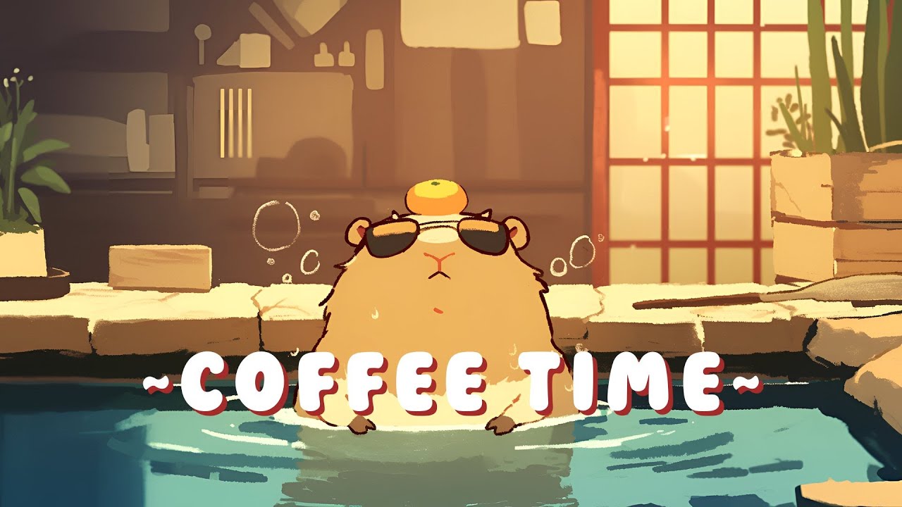 [60 Minutes] Capybara Beat Station | Cozy Lofi Hip Hop Mix 🦫 🎵 ✨