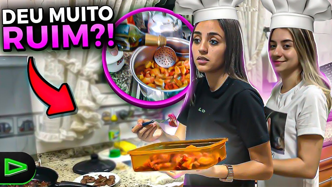 DEU RUIM? VIRAMOS COZINHEIRAS POR UMA NOITE!!