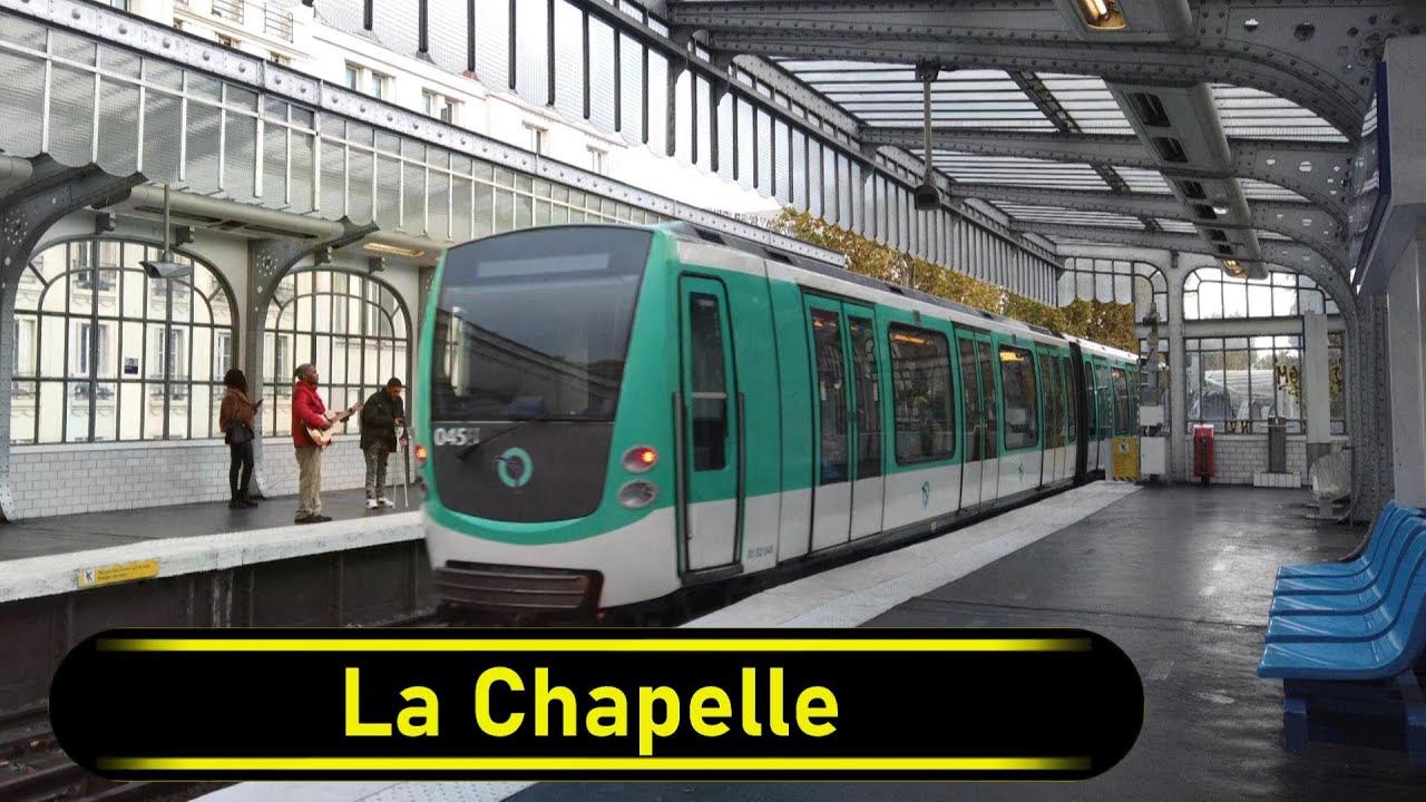 Metro Station La Chapelle - Paris 🇫🇷 - Walkthrough 🚶