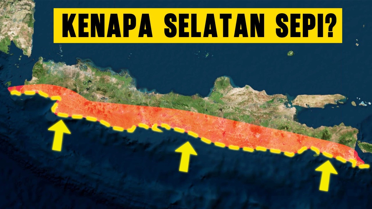 Mengapa Tidak Ada Kota Besar di Selatan Pulau Jawa?