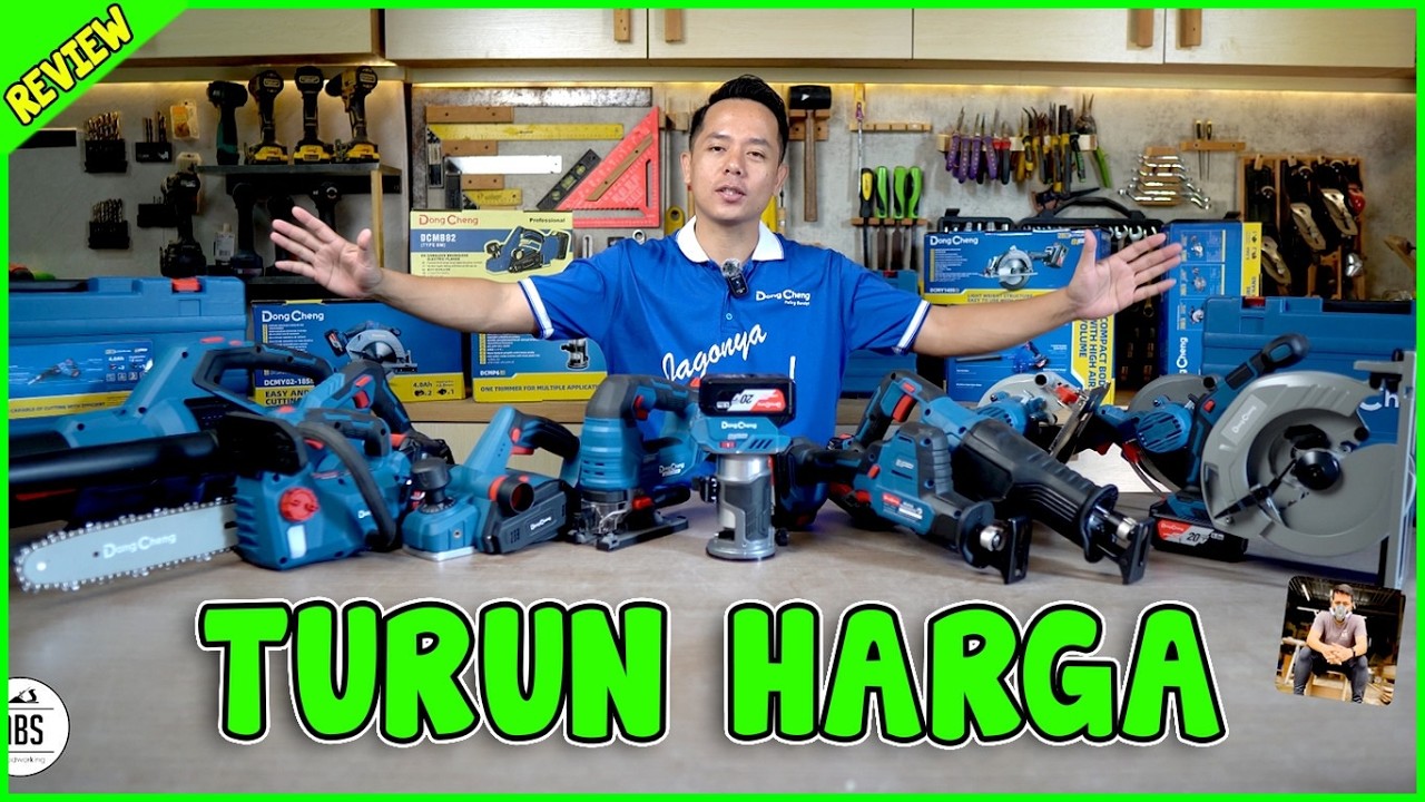TURUN HARGA LAGI - Promo Cordless Dongcheng 2026 : Circular Saw, Jigsaw, Trimmer, Planer, Blower dll